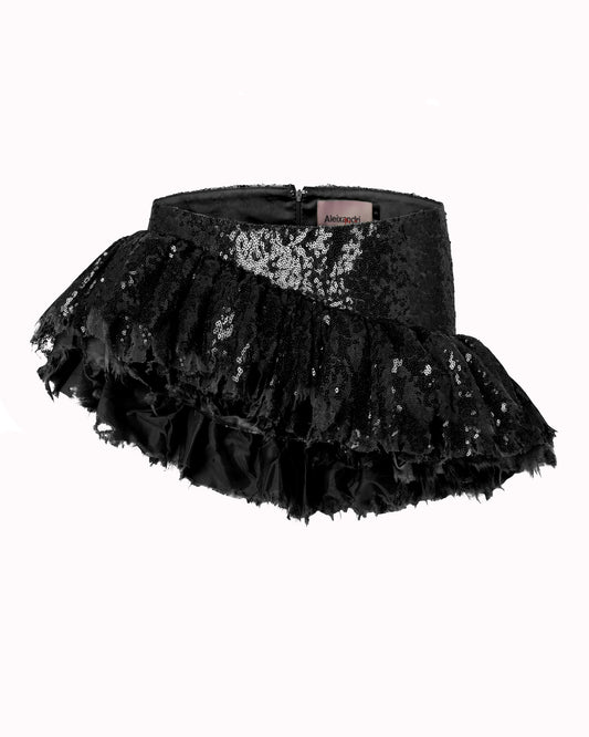 ESMERALDA MINISKIRT - BLACK