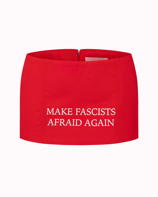 MAKE FASCISTS AFRAID AGAIN MINISKIRT