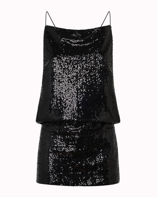 HERETICA DRESS -  BLACK