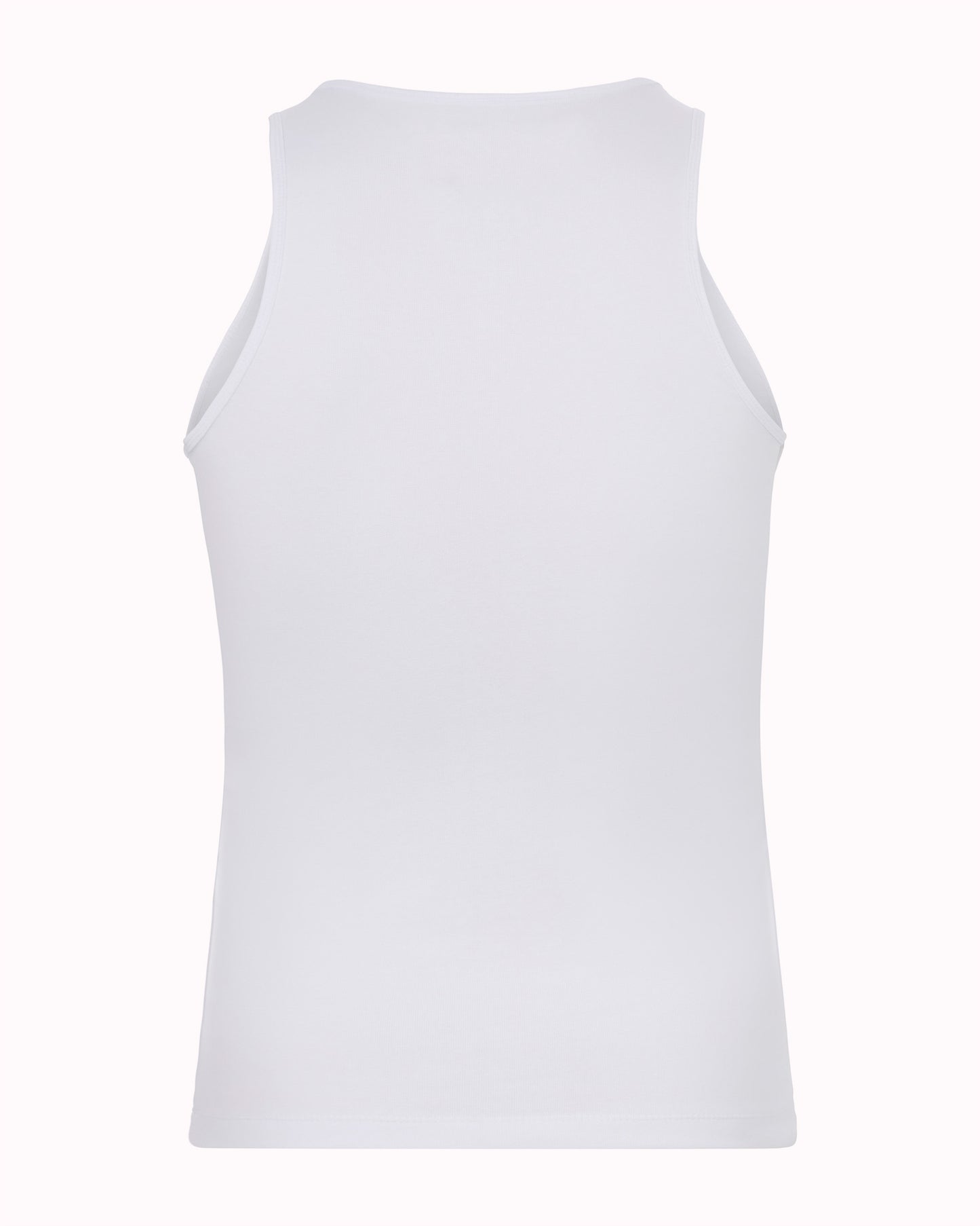 SUSPENDER TANK TOP - WHITE