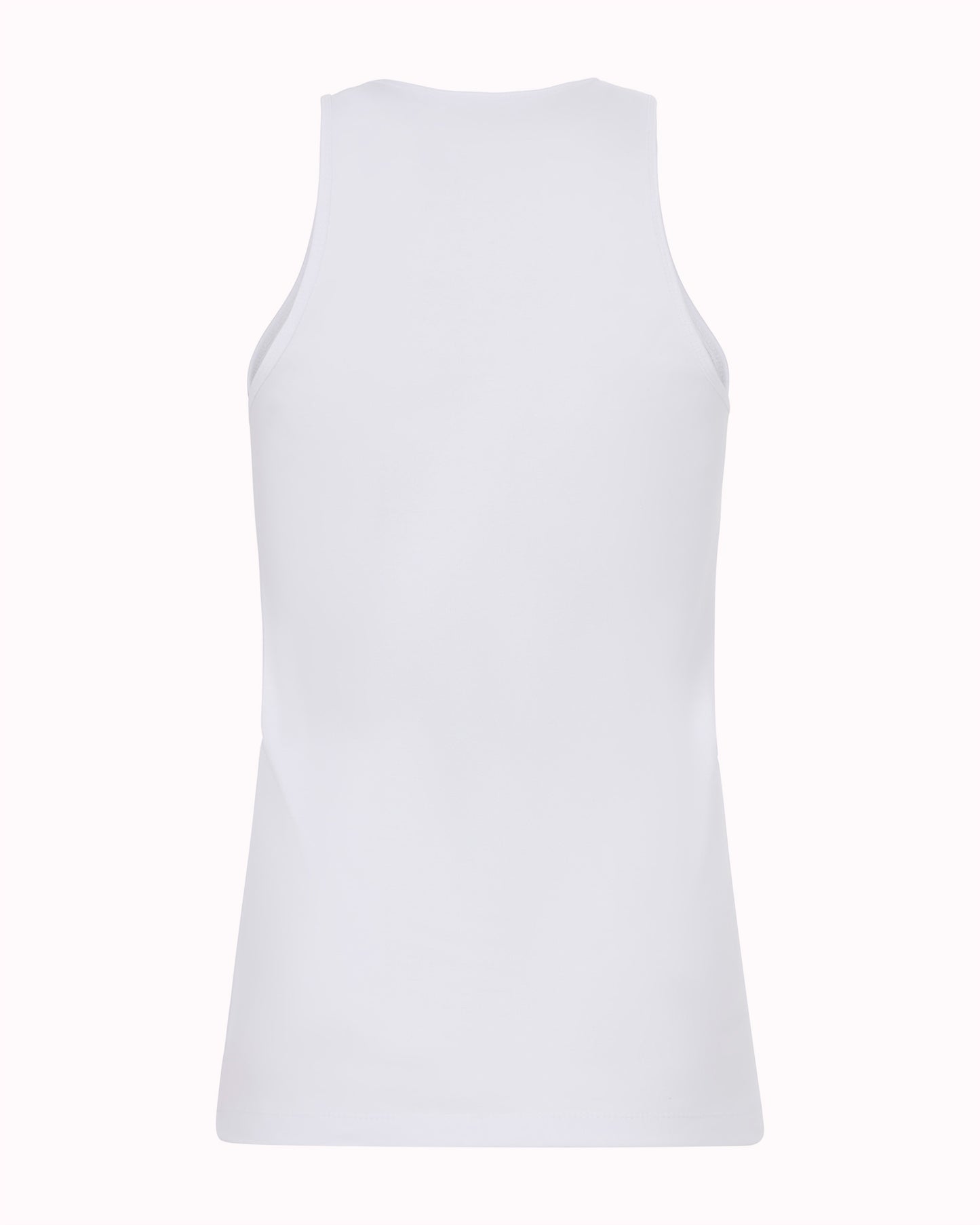 SUSPENDER TANK TOP - WHITE